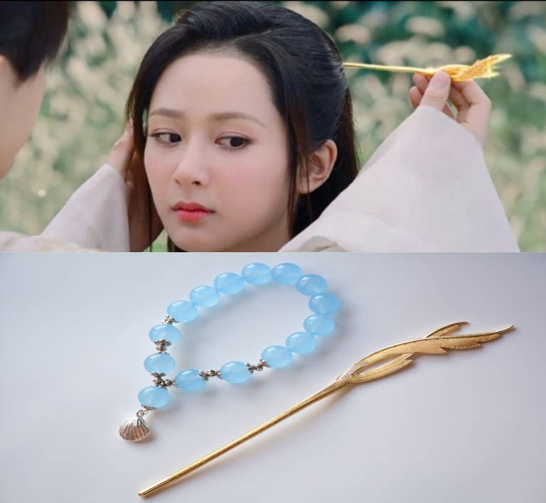 配饰香蜜手串烬如霜发簪寰谛凤翎个性精致古典发饰