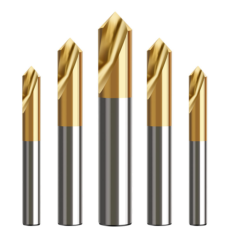 hss镀钛定心钻中心钻90度45度定点钻定位钻倒角钻头倒角刀点孔钻