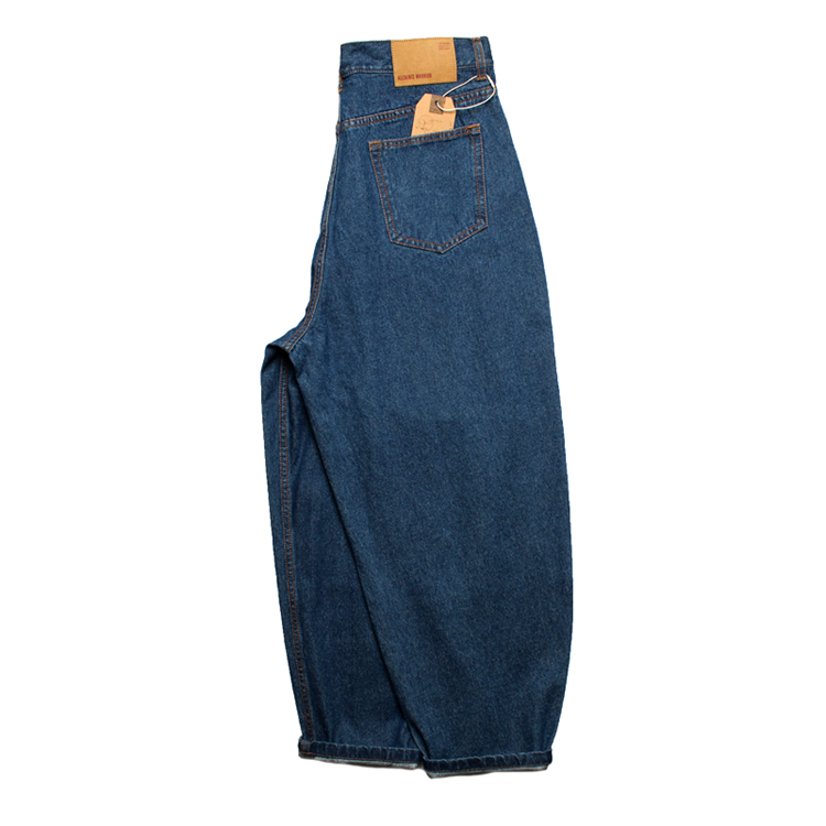 美式 BAggy CityBoy 全棉丹宁 复古水洗深蓝阔腿老爹四季牛仔潮裤