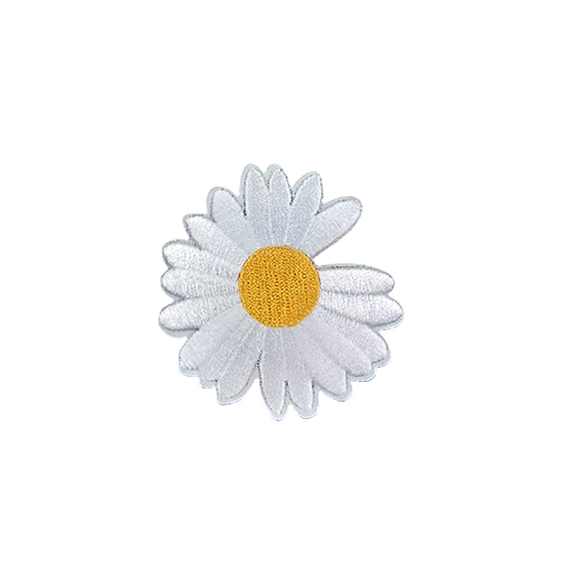 小雏菊刺绣布贴衣服破洞补丁