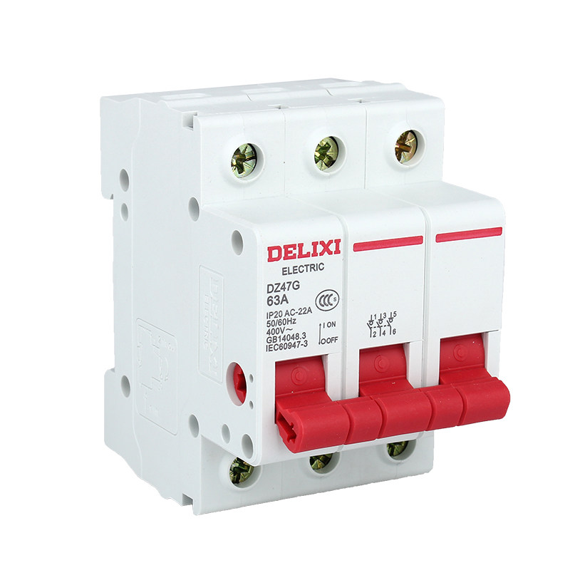 德力西dz47隔离开关dz47g3p32a63a100a125a小型空气开关