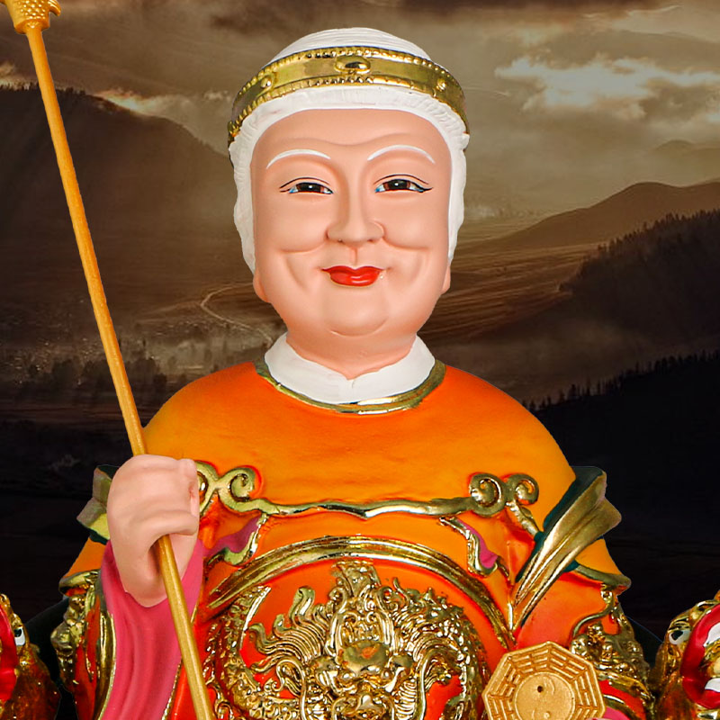 老母骊山树脂神像黎山圣母无极供奉家用客厅摆件