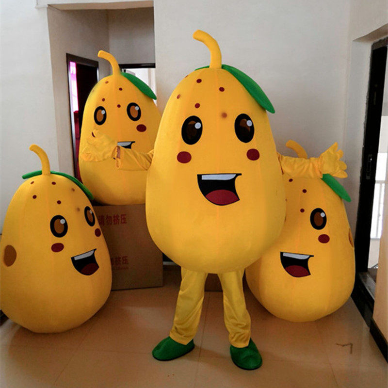 卡通卡通人人偶服装行走桃子柿子玩偶广告宣传公仔cosplay配件