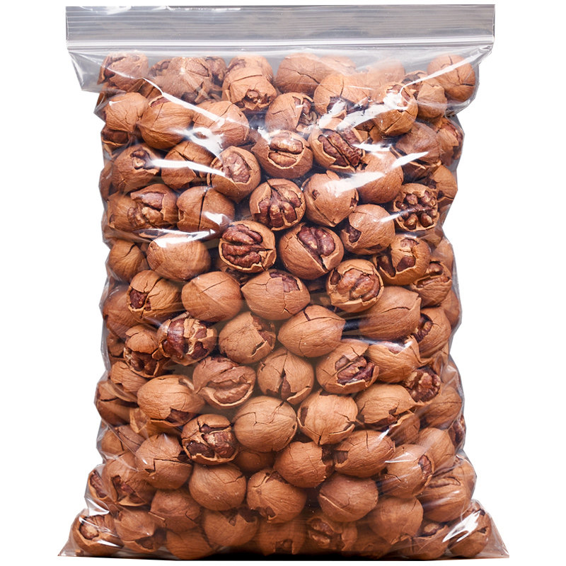 新货临安手剥山核桃500g袋装奶油味野生手小核桃山核桃