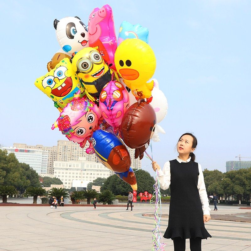 气球大号儿童生日多款卡通动物可以飞的飘空飘空气球