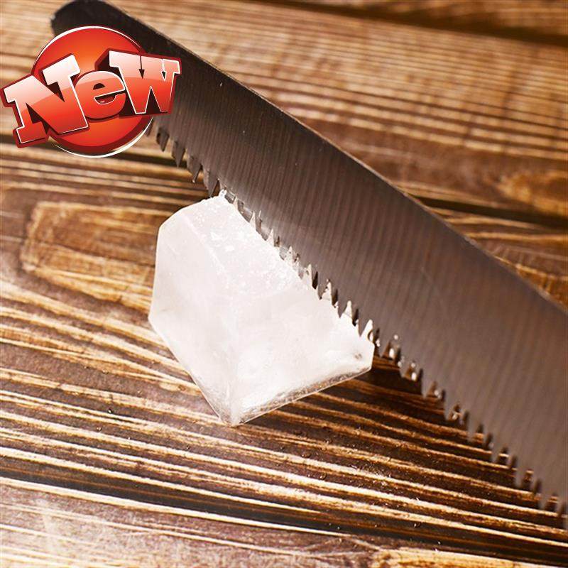 冰锯手工带柄酒吧调酒冰块锯子大齿冰冰木柄椰子壳