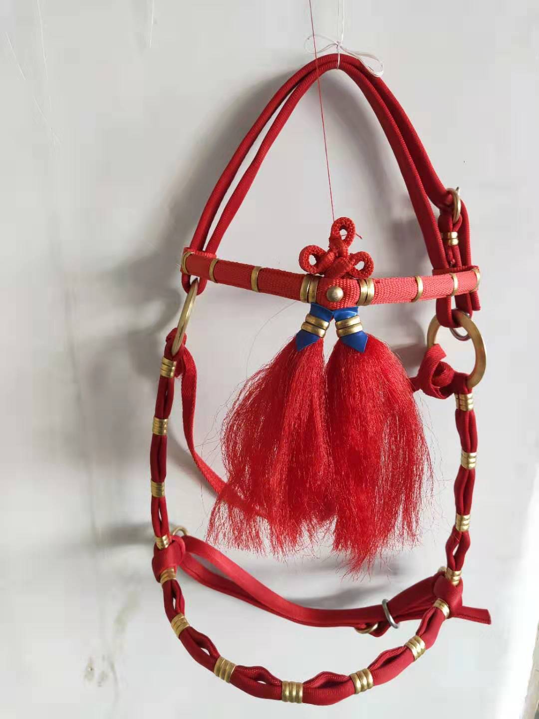 马笼龙头笼头马笼头婚庆马套马头水勒缰铁水衔铁马缰绳