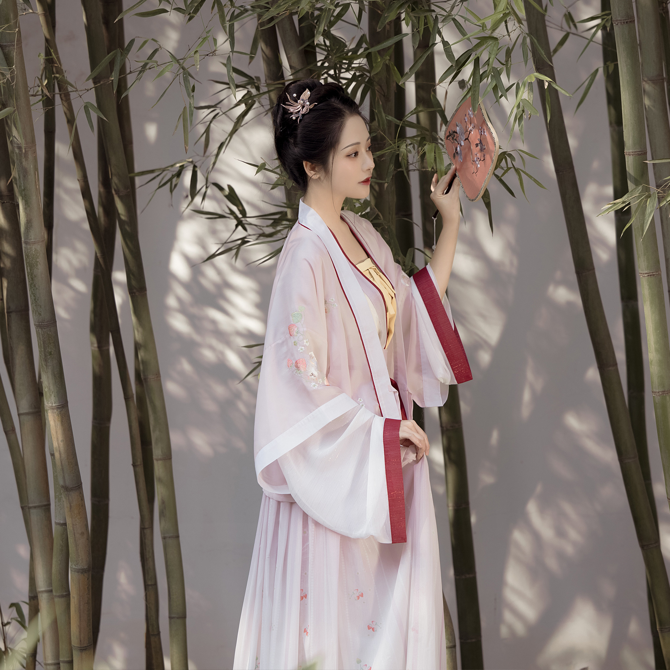 惊鸿短衫春夏腰下片式宋抹一半袖对襟宋制喵喵汉服