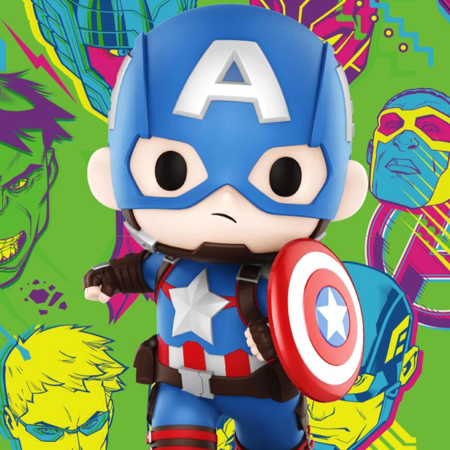 漫威复仇者联盟经典系列手办盲盒popmart泡泡玛特潮流潮玩盲盒