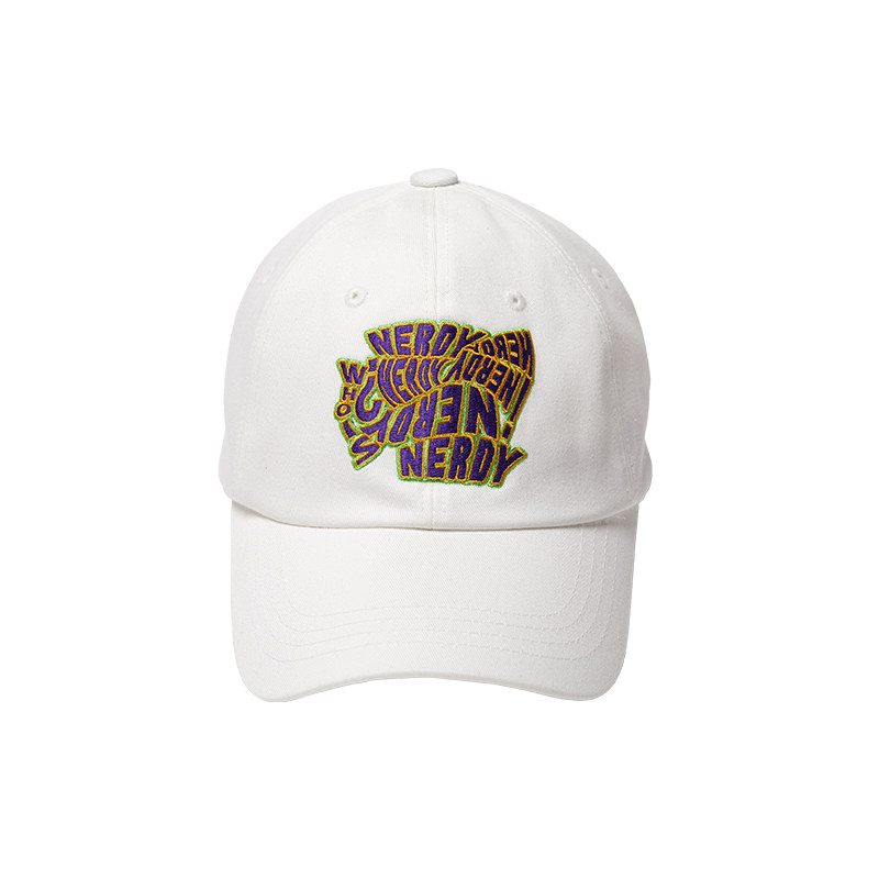 nerdy帽子子女韩版潮新款鸭舌帽时尚休闲运动刺绣印花帽子