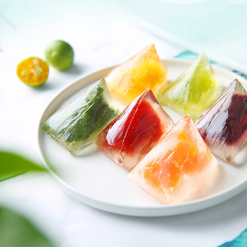 阿诺网红水晶粽子冰粽礼盒装6口味8粒