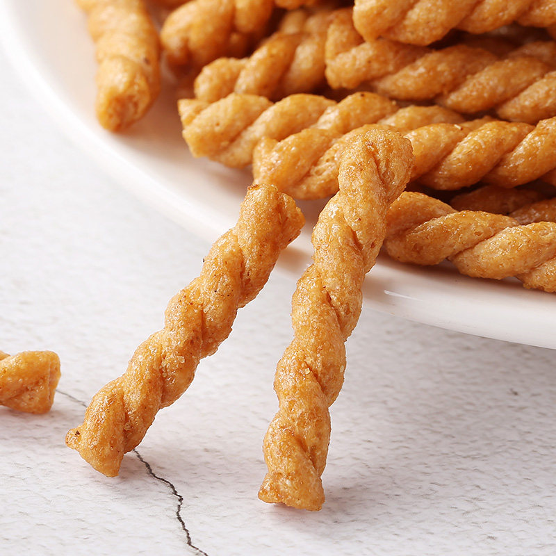 襄阳卧龙小麻花零食208g小袋装 手工麻花酥脆小零食怀旧批发二阳