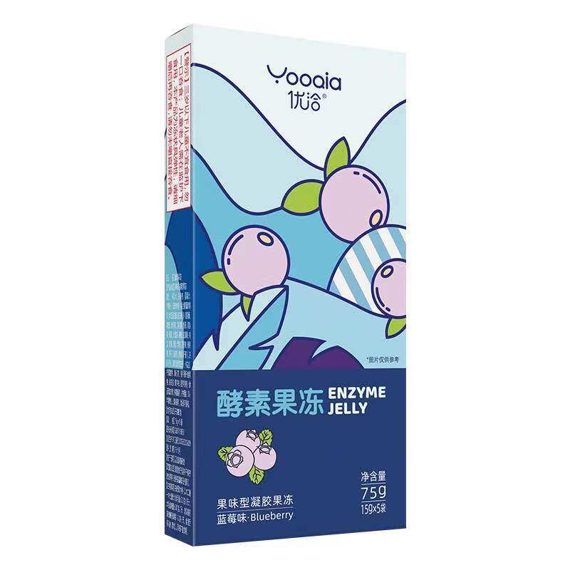 优洽蓝莓果蔬酵素果冻5条装9盒酵素