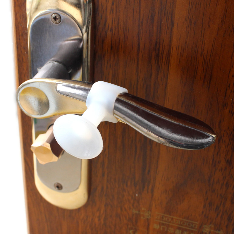 创意硅胶门吸防撞免打孔门阻家用缓冲塑料厕所卫生间门碰门顶把手