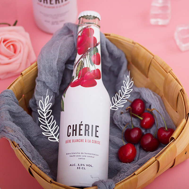 比利时进口奢莉樱桃覆盆盆子石榴低度女士果味啤酒