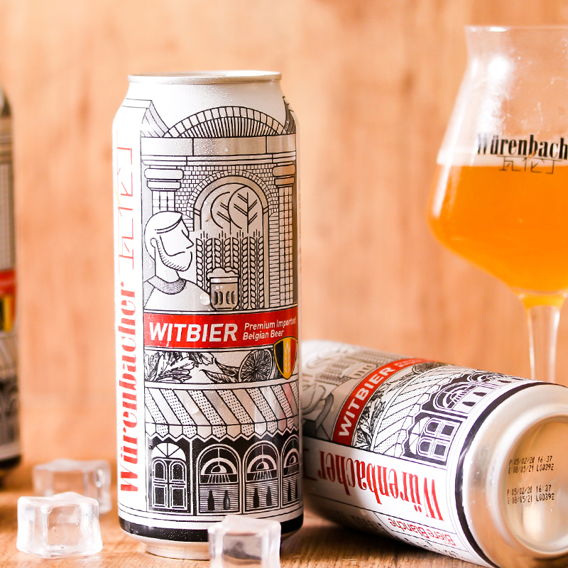 比利时进口瓦伦丁小麦白啤500ml24整箱啤酒