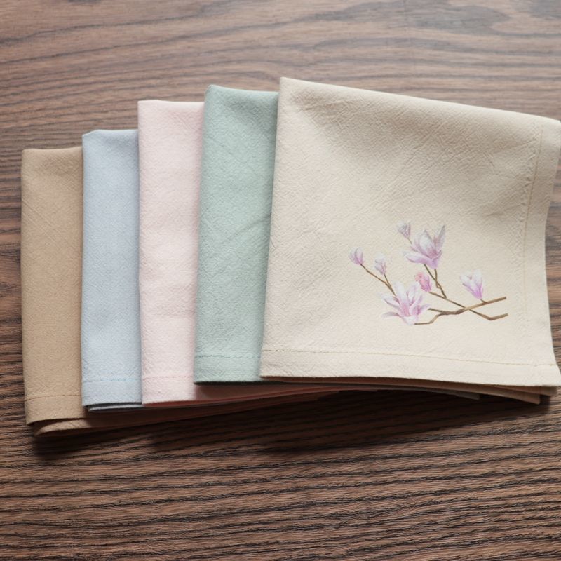 手帕女士随身手绢定制擦汗国风古风古代儿童手帕