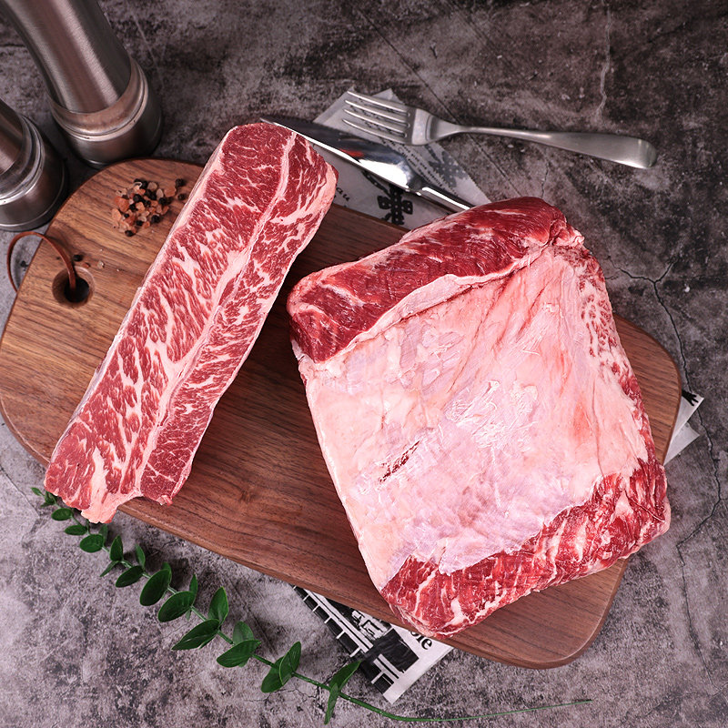 天萃庭澳洲进口整块牛小排原厚切谷饲安格斯雪花牛排新鲜冷冻牛扒