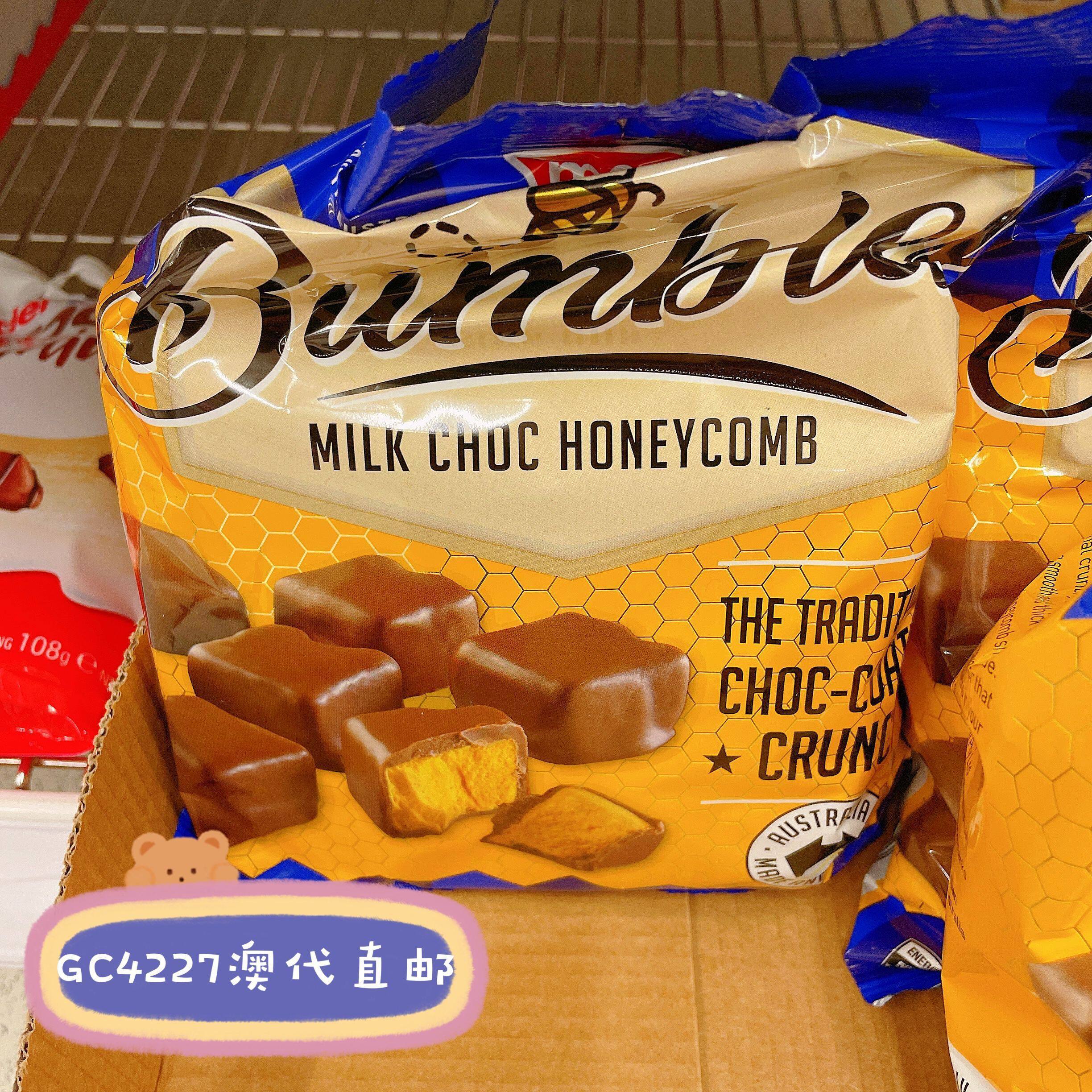 巧克力menzhoneycomb澳洲直邮蜂巢酥脆蜂蜜超值400g巧克力制品