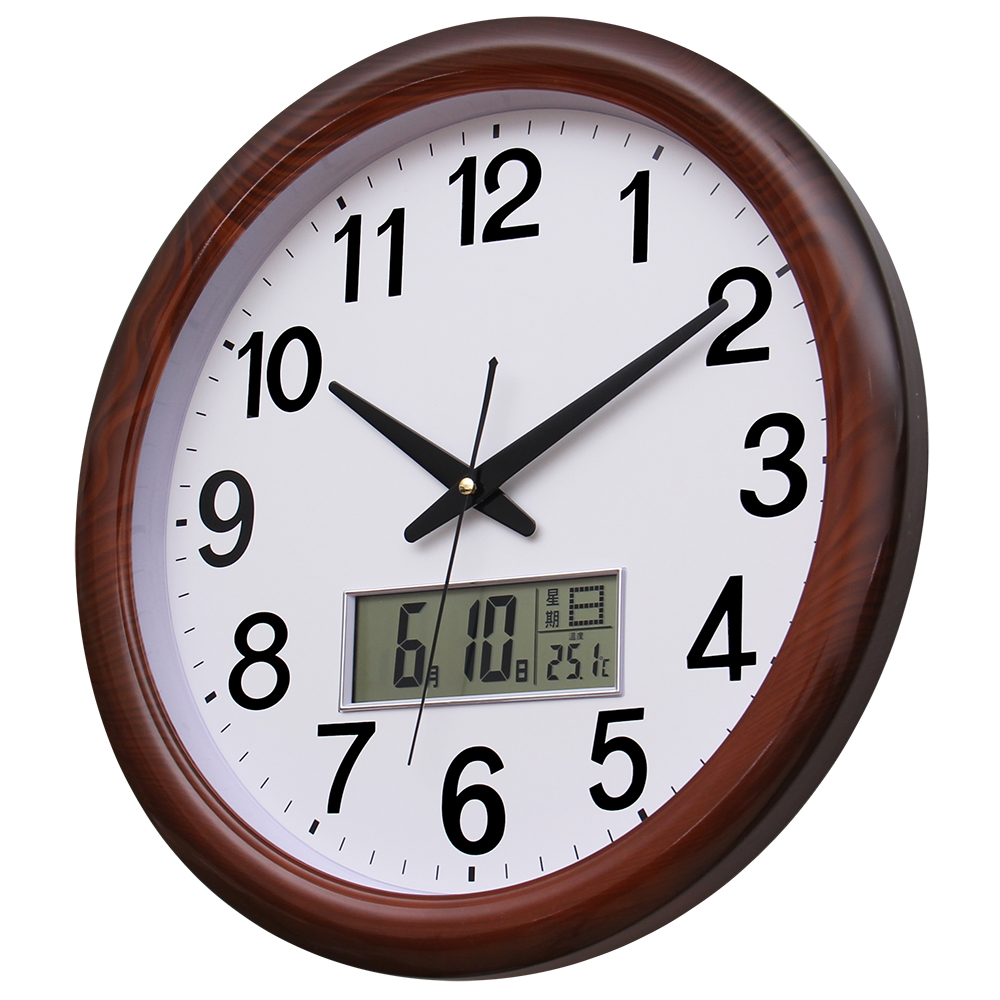 中国风新中式时尚家用简约钟表挂钟客厅大挂表艺术现代静音石英钟