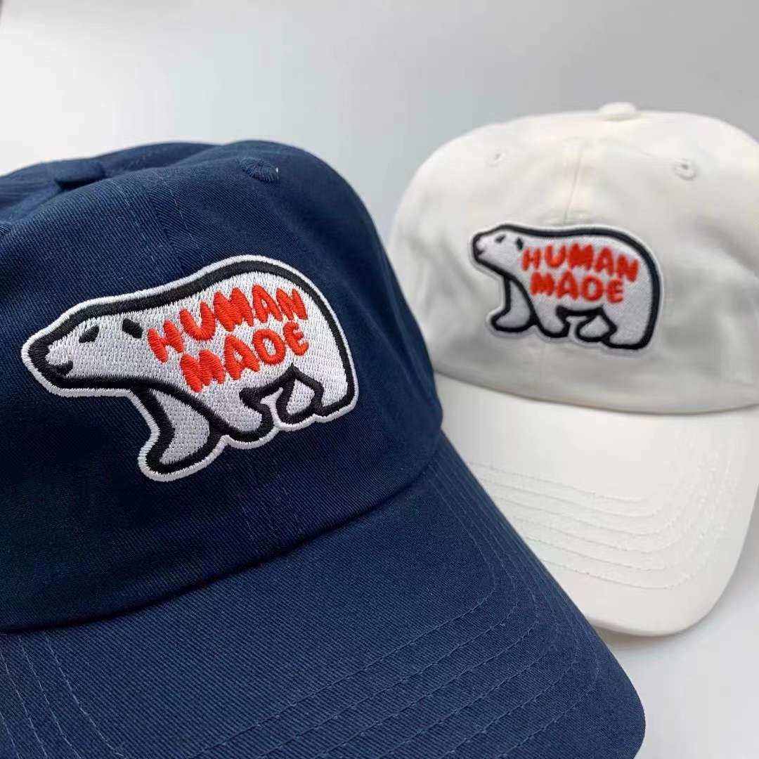 nigohumanmade帽子日系小猪北极熊鸭子刺绣棒球帽帽子