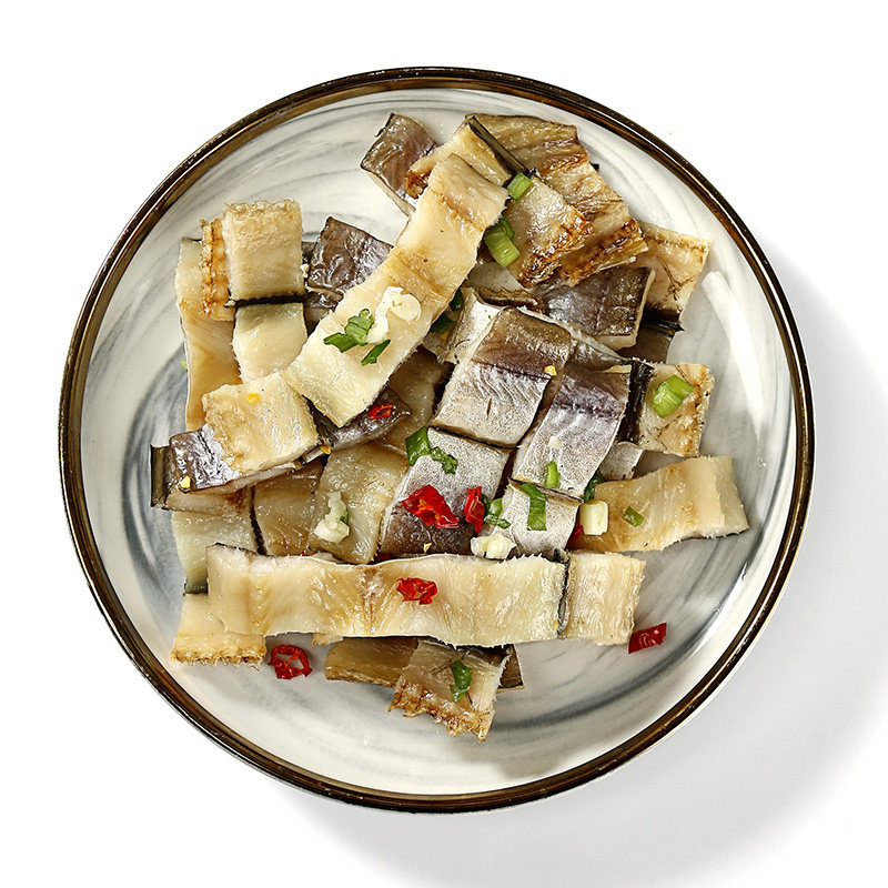 舟山特产淡晒海鳗鱼干整条切段海鲜干货自制风干鳗鱼