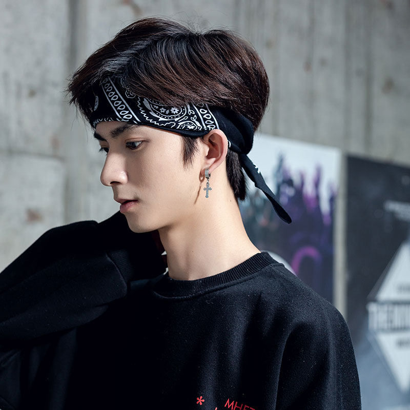 发带头巾发带男运动吸汗发带男hiphop休闲头带街嘻哈发饰