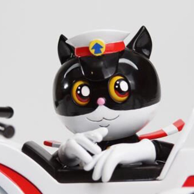 (预售)美影正版 黑猫警长白猫班长可动手办人偶1/12 玩明堂出品