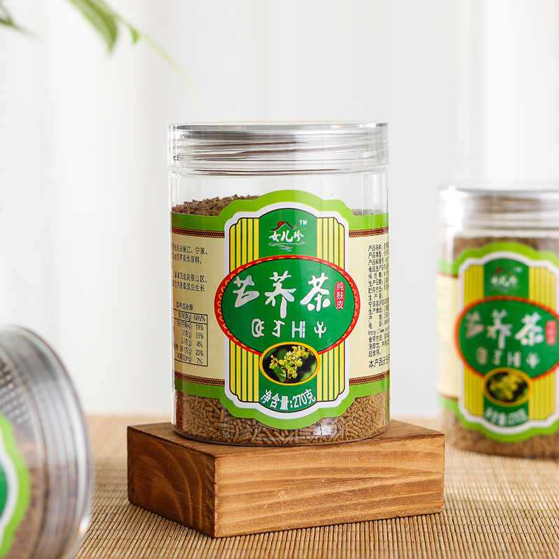 正品云南特产宁蒗县女儿珍苦荞茶荞麦茶麦香型礼盒1080g厂家直销