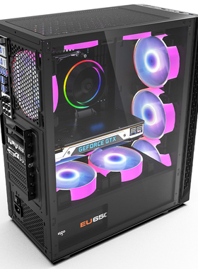 爱国者a15台式机亚克力侧透机箱