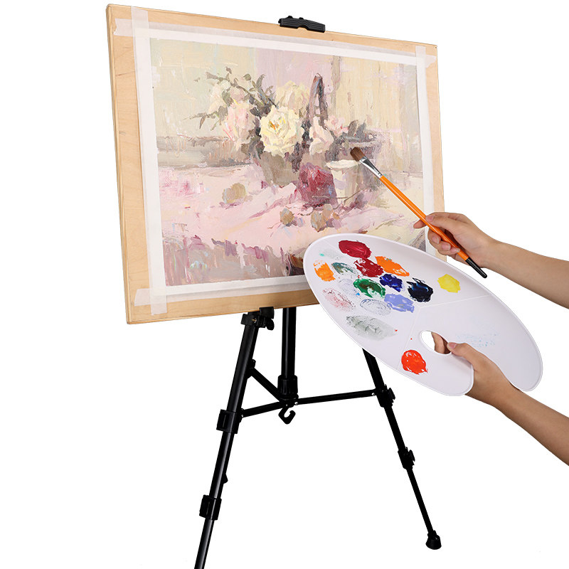 画画美术手摇专业三脚架金三角儿童初学者专用便携画板