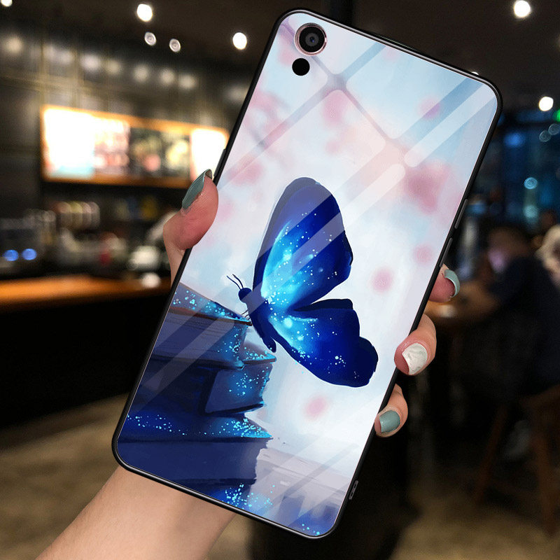 玻璃oppor9r17prooppor9plusar9plusoppor9tm防摔机壳手机保护套