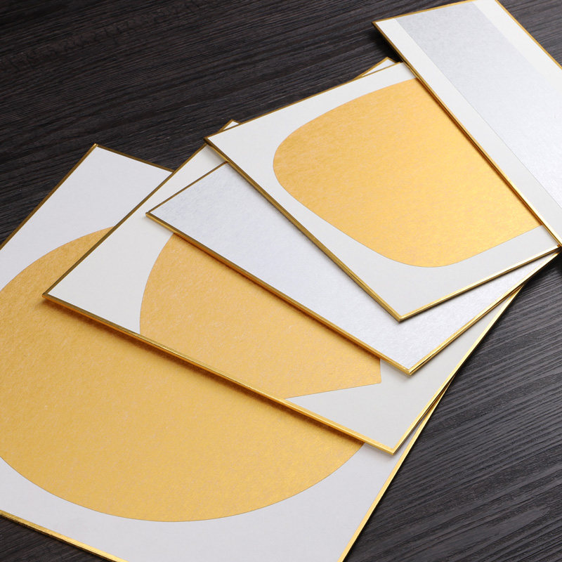 硬卡宣纸工笔画小楷纸抄泥金本金38日软卡圆形宣纸