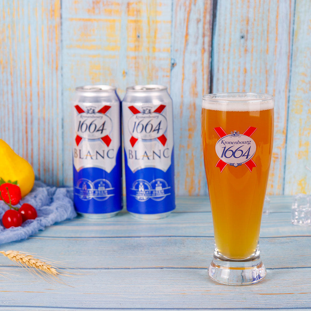 1664白啤酒 500ml*12听 果味啤酒 - 天猫会员店