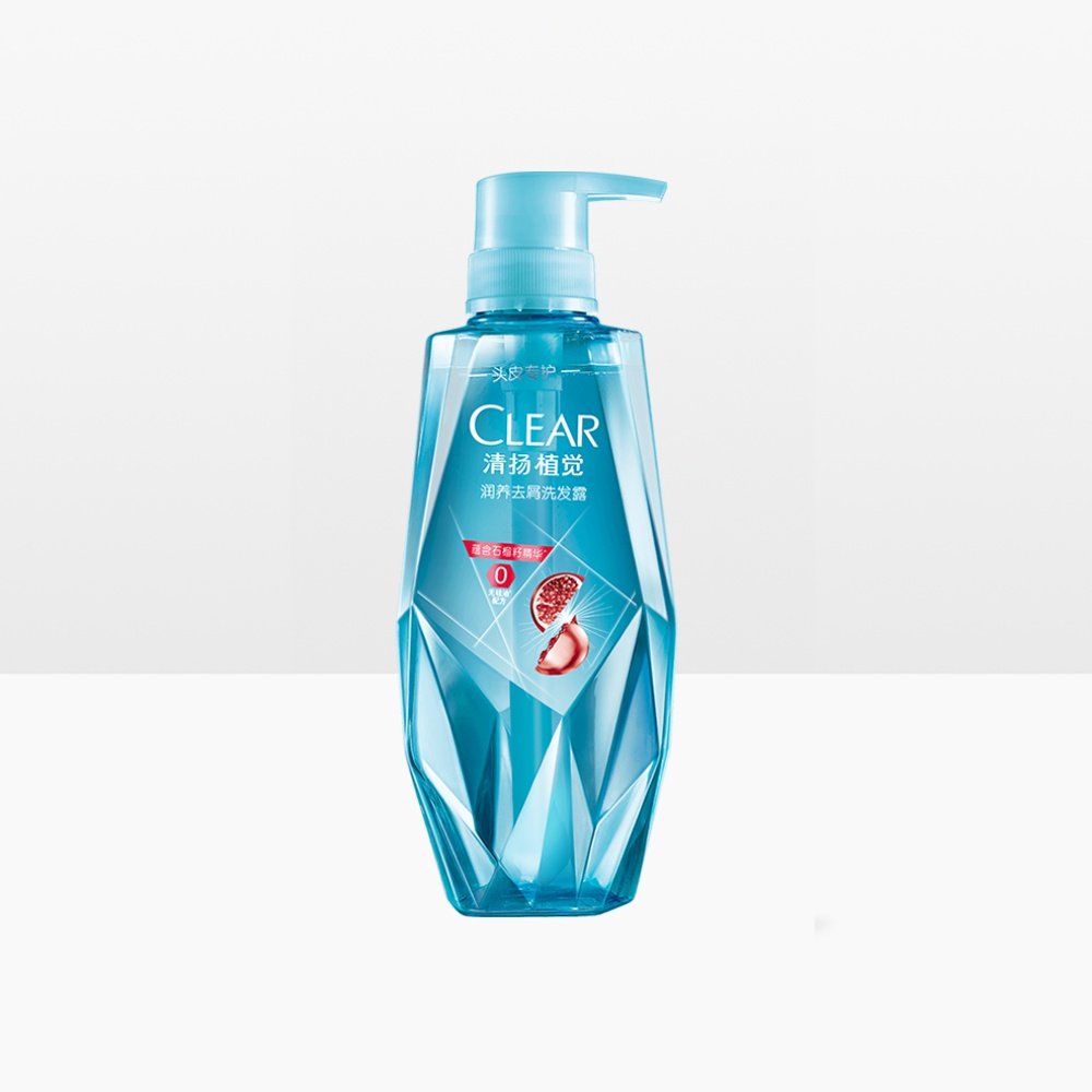 周震南同款 清扬植觉 石榴籽精华洗发水380ml 无硅油