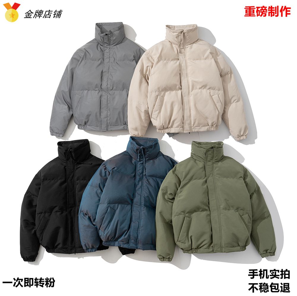 重磅 FEAR OF GOD FOG ESSENTILAS 复线高街加厚羽绒棉服夹克外套