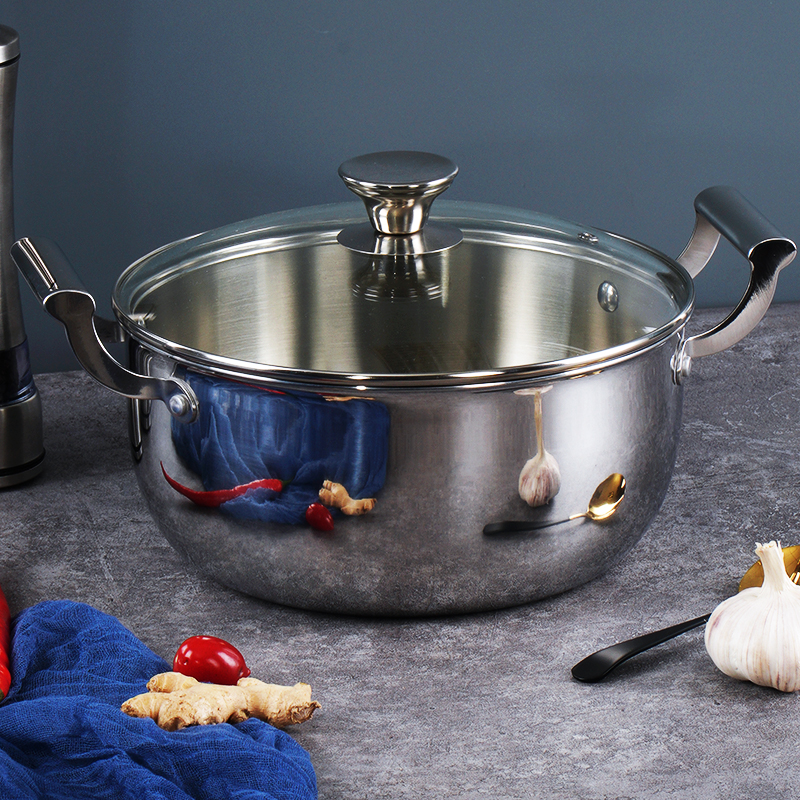 爱乐仕不锈钢不粘锅具套装家用炒锅煎锅全套组合赠厨房烹饪用具