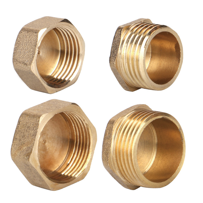 堵头全铜4分分外内丝堵帽水管闷头四分管管管堵