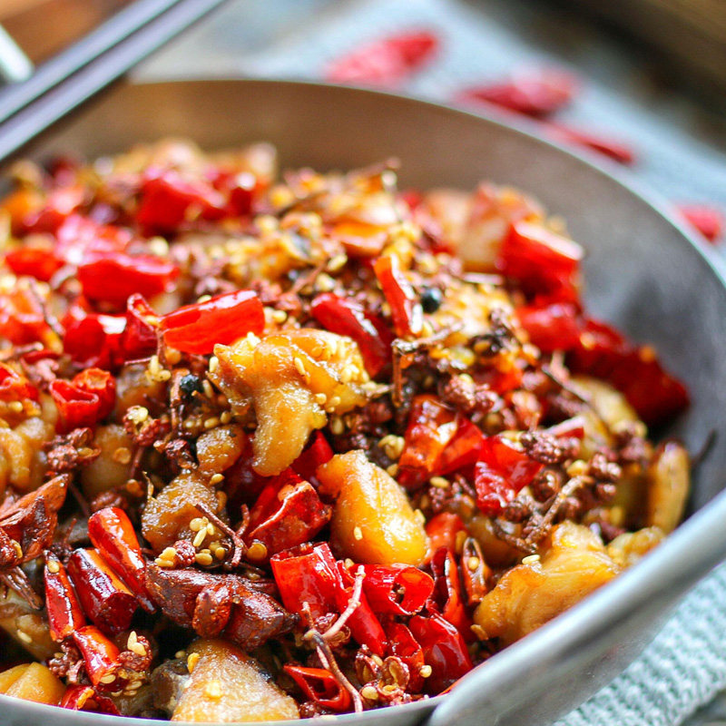 贵州特产老干妈风味鸡油辣椒280g*2瓶辣子鸡辣椒酱下饭拌饭拌面酱