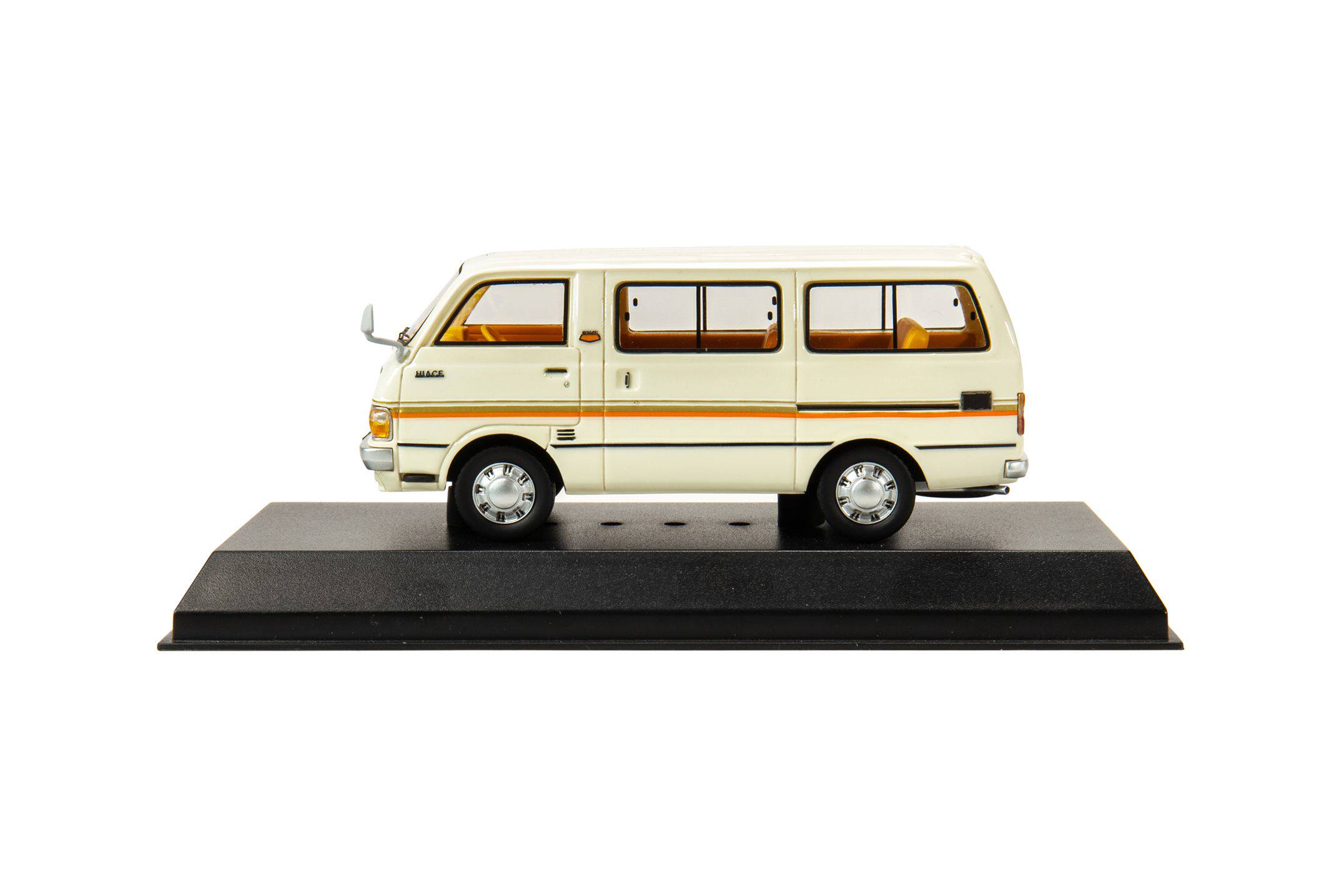 tiny微影143怀旧香港树脂车模型儿童玩具海狮hiace1977白色