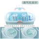 Yeya baby bottle storage box large dustproof baby tableware storage box with lid complementary food drain rack Yeya baby bottle storage box large dustproof baby tableware storage box with lid complementary food drain rack