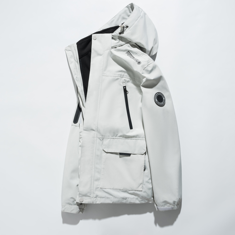 冬季冲锋衣男滑雪加厚可拆卸三合一外套潮牌防风防水户外登山服女