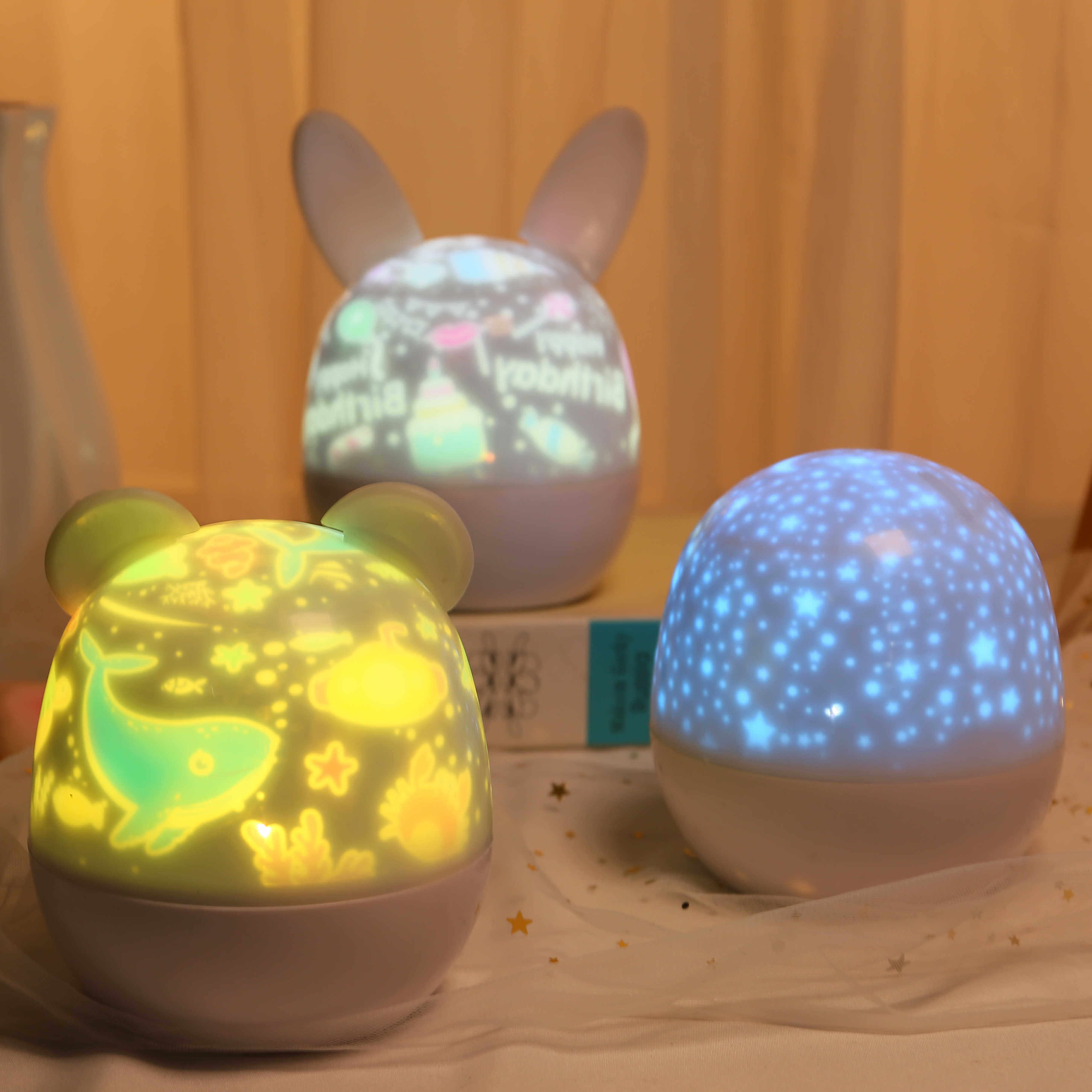 星空灯投影灯仪小夜灯浪漫旋转梦幻睡眠儿童创意满天星情人节礼物