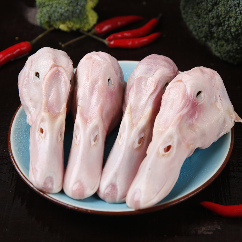 鸭头鸭头生冷冻新鲜大号速冻鸭肉生鲜鸭货鸭脖鸭肉