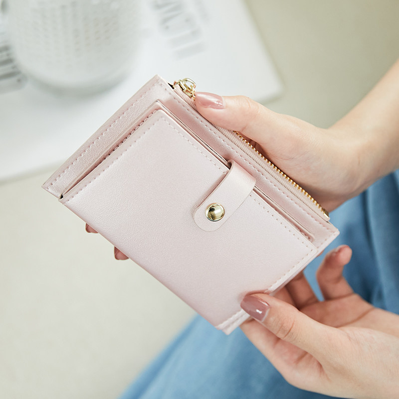 钱包卡包女薄款简约迷你韩国卡包一体小巧超薄卡包