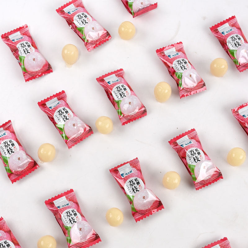 马大姐大姐荔枝味软糖水果味糖果散装零食休闲糖果