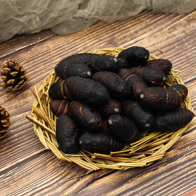蚕蛹东北茧蛹包邮2斤蝉蛹500g蝉黑级大特产其它生肉制品
