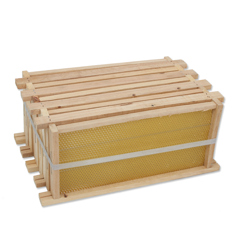 【巢础巢框】蜂巢标准尺寸巢框巢础中意蜂巢础巢基蜂巢片带框巢础