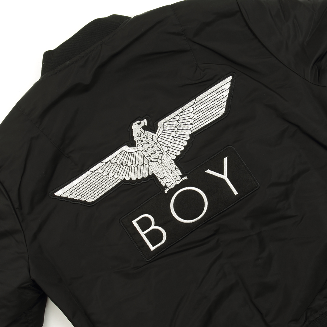 boylondon伦敦男孩男士鹰标面穿棒球夹克外套夹克