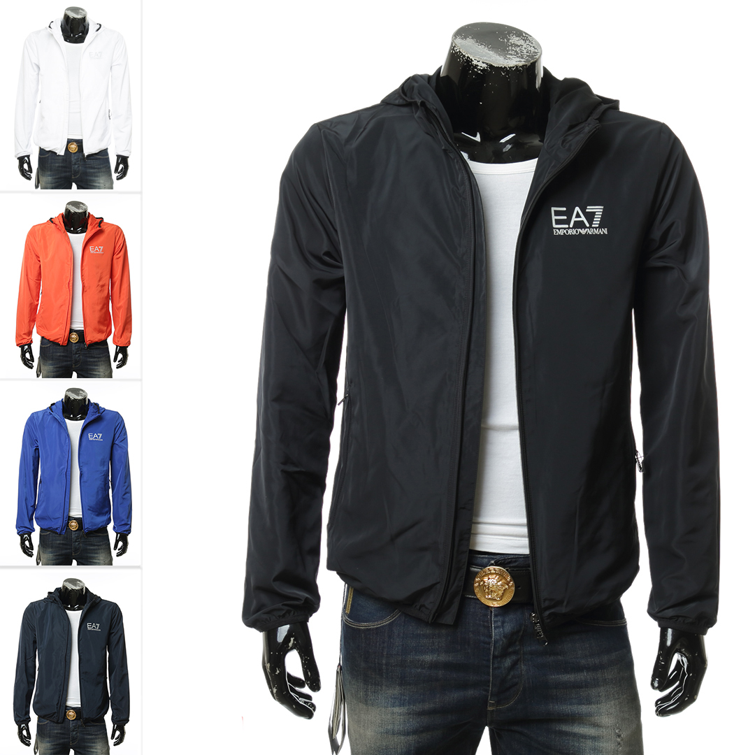 Armani/阿玛尼EA7正品男士休闲连帽夹克防风衣外套 8NPB04 PNN7Z
